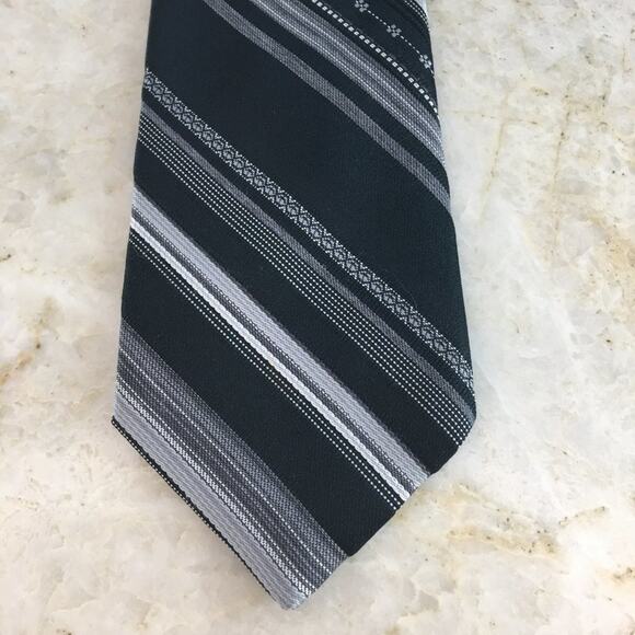 LILLY DACHE' SILK BLEND REGIMENT TIE - Picture 4 of 8